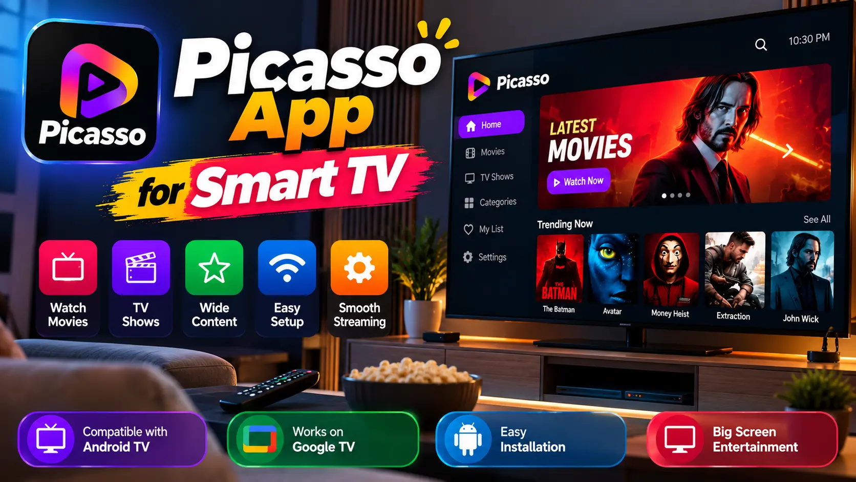 Picasso App for Smart TV